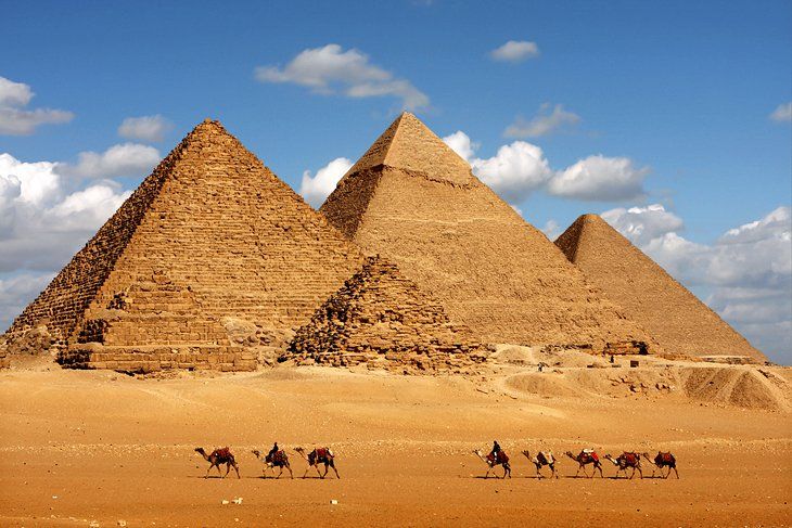 4 pyramides en Egypte